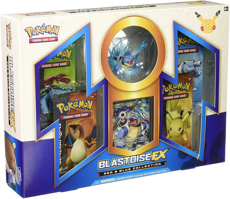 Pokemon Box Set - Red & Blue Blastoise EX 20th Anniversary – Premier  Trading Cards