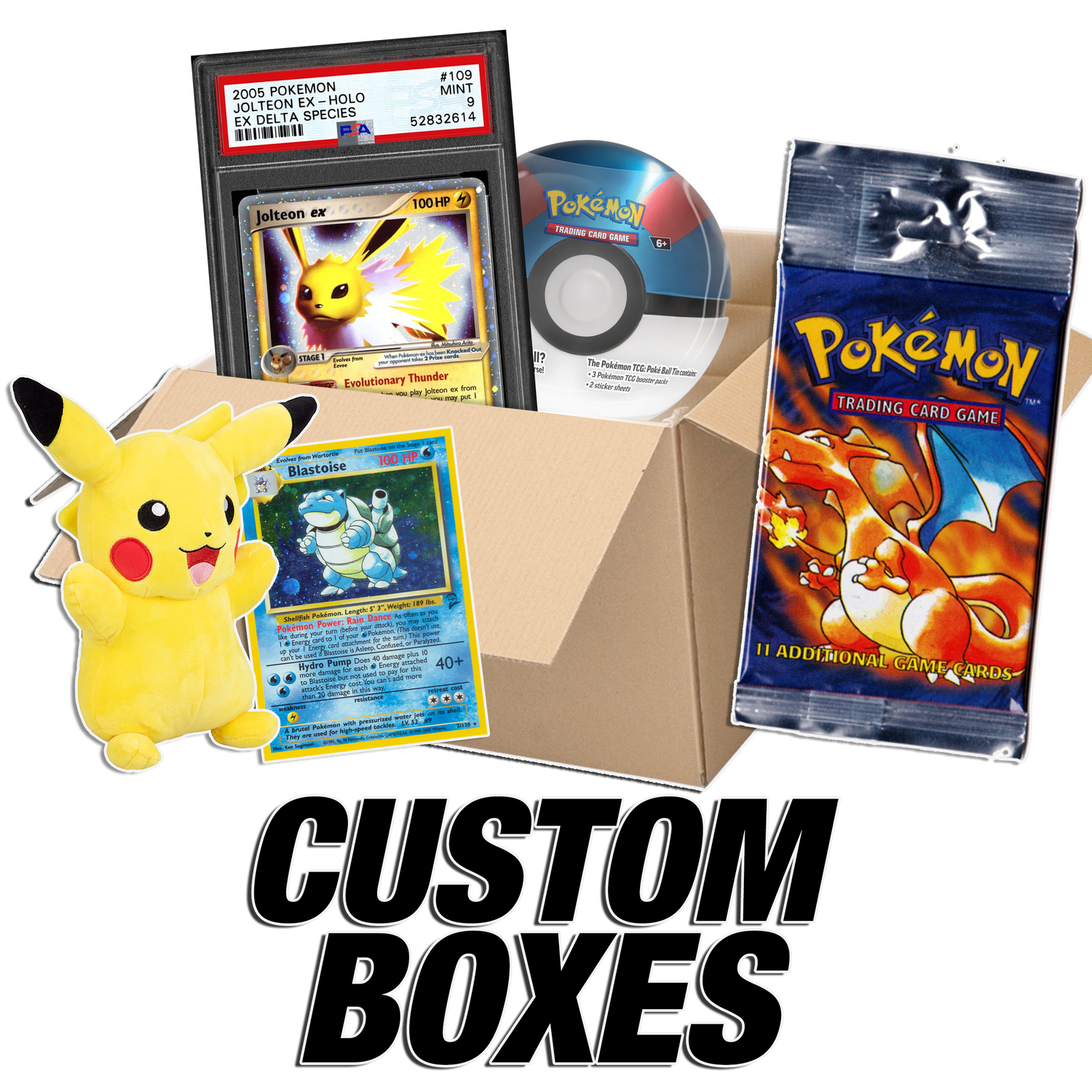  Pokemon TCG: Triple Power Collector's Pokemon Tin - Contains  Mewtwo EX, Shiny Gyarados EX OR Machamp EX, 4 Pokemon Booster Packs and  Online Code : Toys & Games
