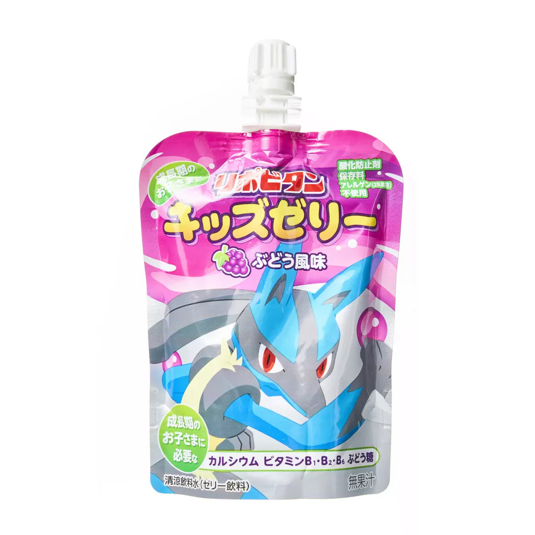 Lipovitan Pokémon Kids Jelly Grape Flavor 136g (Japan)