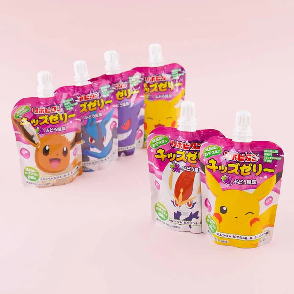 Lipovitan Pokémon Kids Jelly Grape Flavor 136g (Japan)