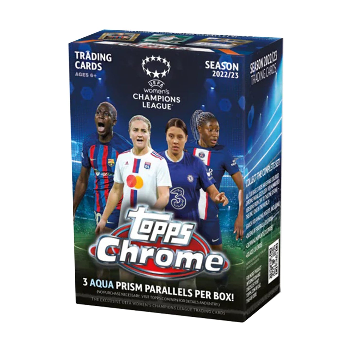 2022/23 Topps Chrome UEFA Women's Champions League Soccer Hobby Box - Premier Trading Cards