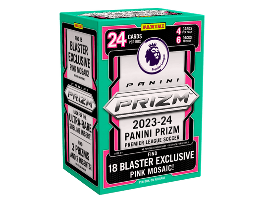 2023 - 2024 Panini Prizm English Premier League Soccer Blaster Box Trading Cards - Premier Trading Cards