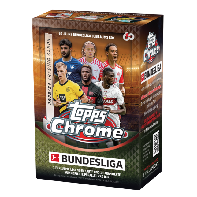 2023/24 Topps Chrome Bundesliga Soccer Hobby Box