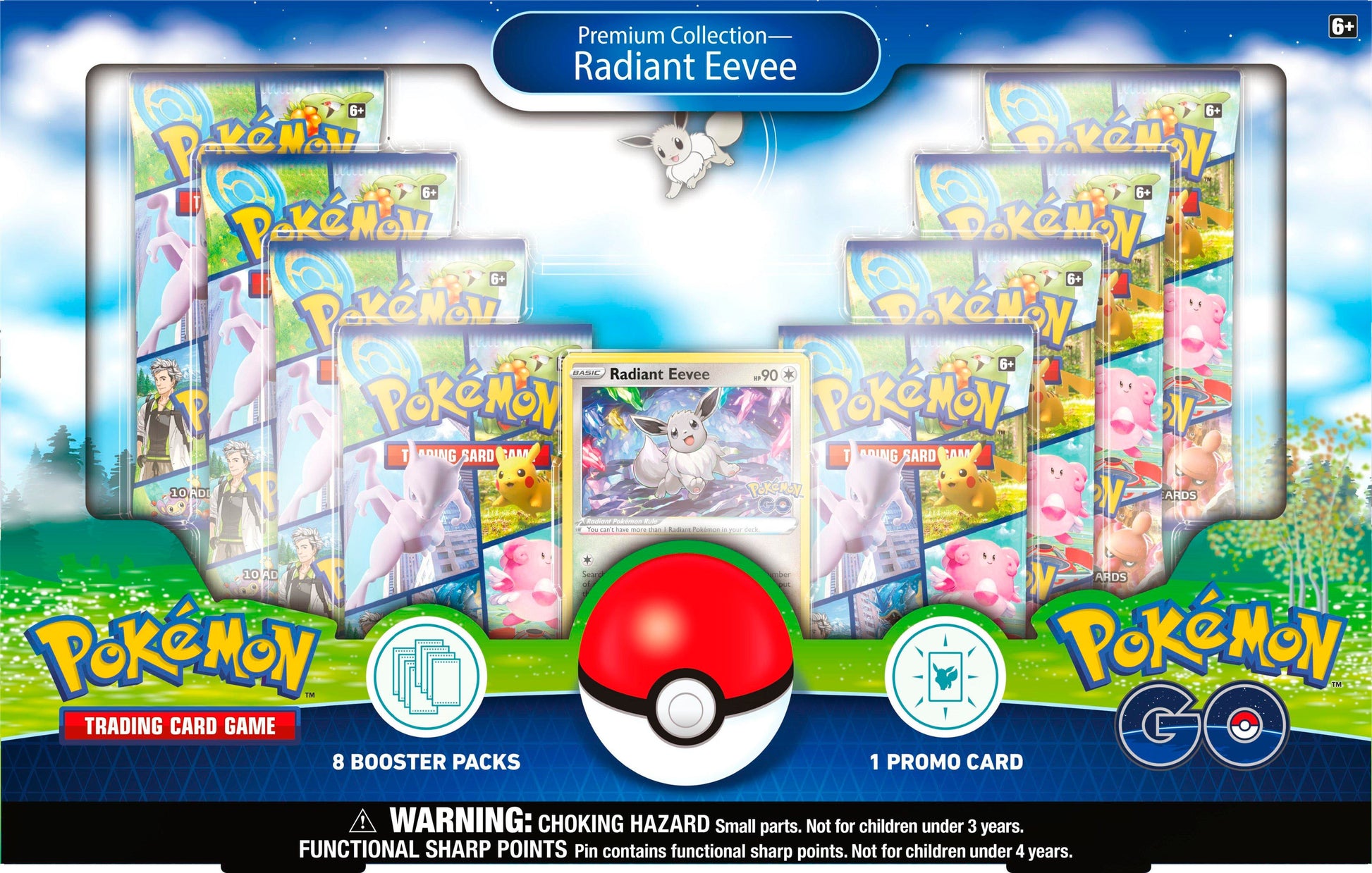 Pokemon Go: Premium Collection Radiant Eevee Box - Premier Trading Cards