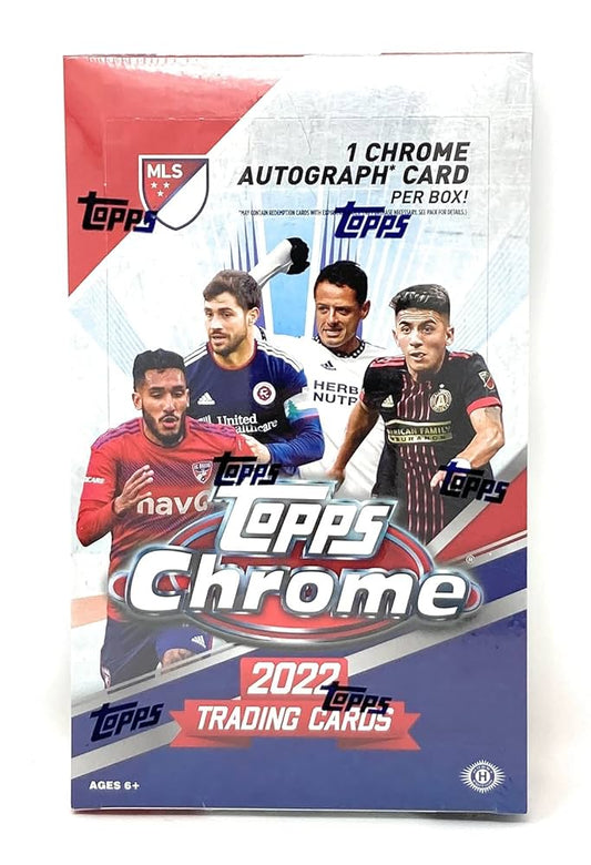 2022 Topps Major League Soccer Chrome Hobby Box