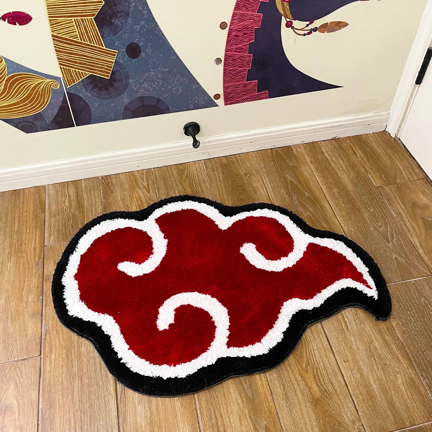 Japanese Anime Red Cloud Doormat