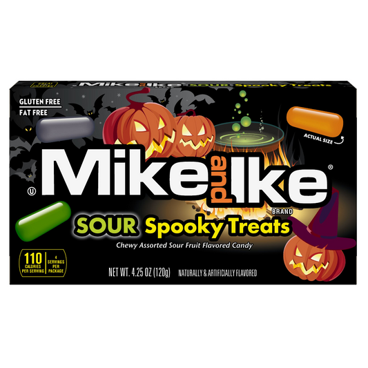 Mike and Ike Sour Spooky Treats Candy - Premier Trading Cards