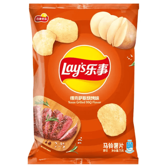 Lay’s Texas Grilled BBQ Flavour (70g Bag) - Premier Trading Cards