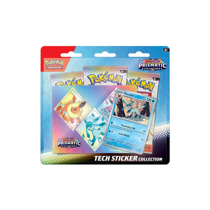 Pokemon Prismatic Evolutions Tech Sticker Collection (Pre-Order)