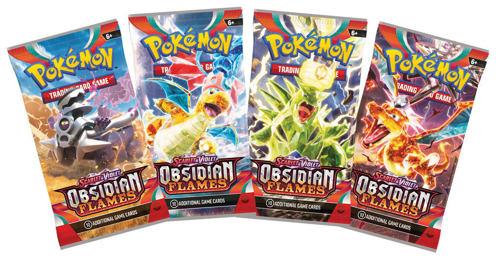 Scarlet And Violet Obsidian Flames - Pokémon Booster Pack + Promo ...