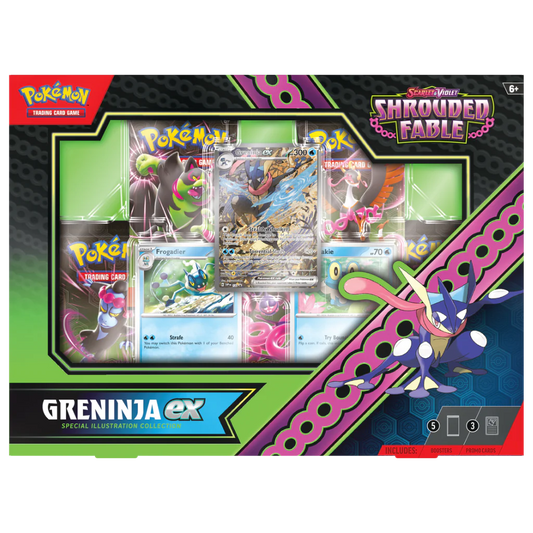 Pokemon Shrouded Fable Kingdra/Greninja Ex Special Illustration Collection Box (Pre-Order) - Premier Trading Cards