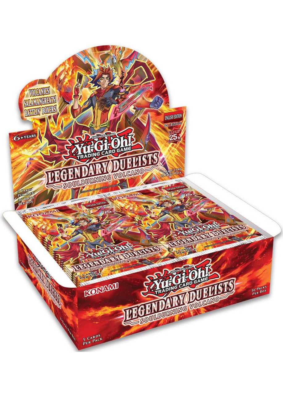 YUGIOH Legendary Duelists: Soulburning Volcano Booster Box - Premier Trading Cards