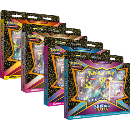 Pokemon Shining Fates Mad Party Pin Collection - Premier Trading Cards