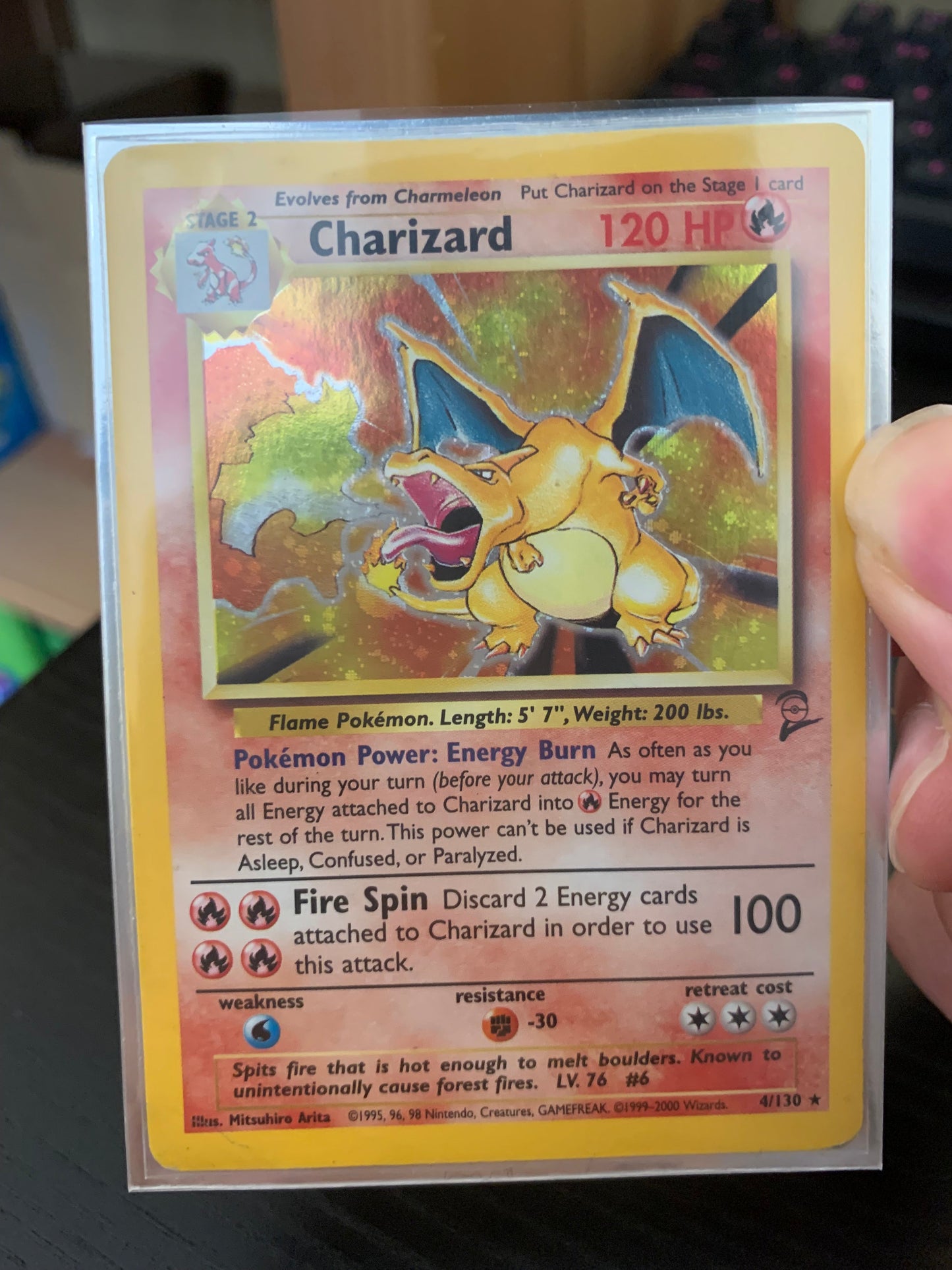 Charizard - 4/130 - Holo Rare - Premier Trading Cards