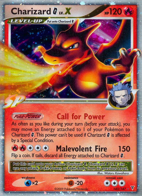 Charizard G LV.X - 143/147 - Ultra Rare - Premier Trading Cards