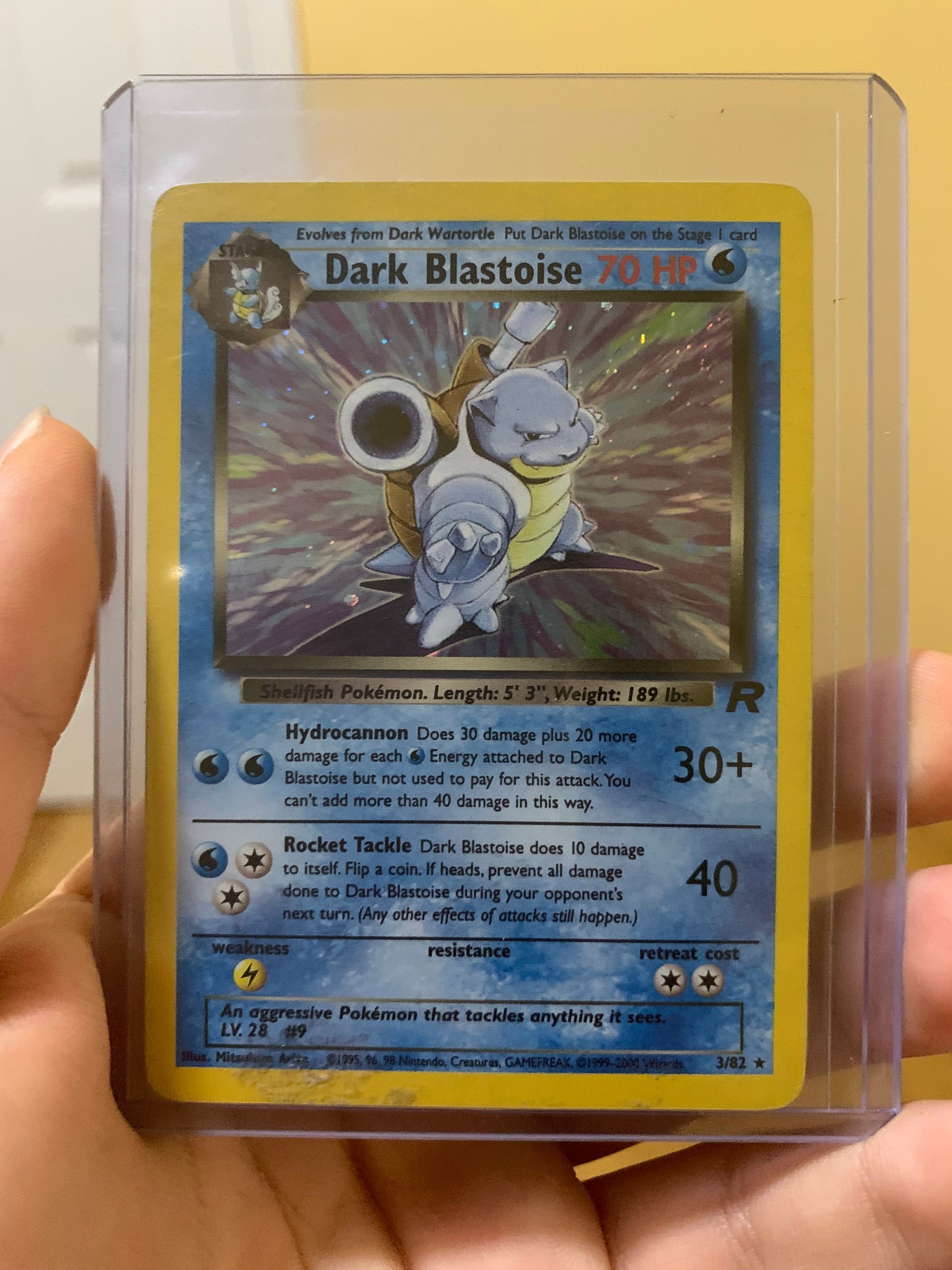 Dark Blastoise - 3/82 - Holo Unlimited - Premier Trading Cards