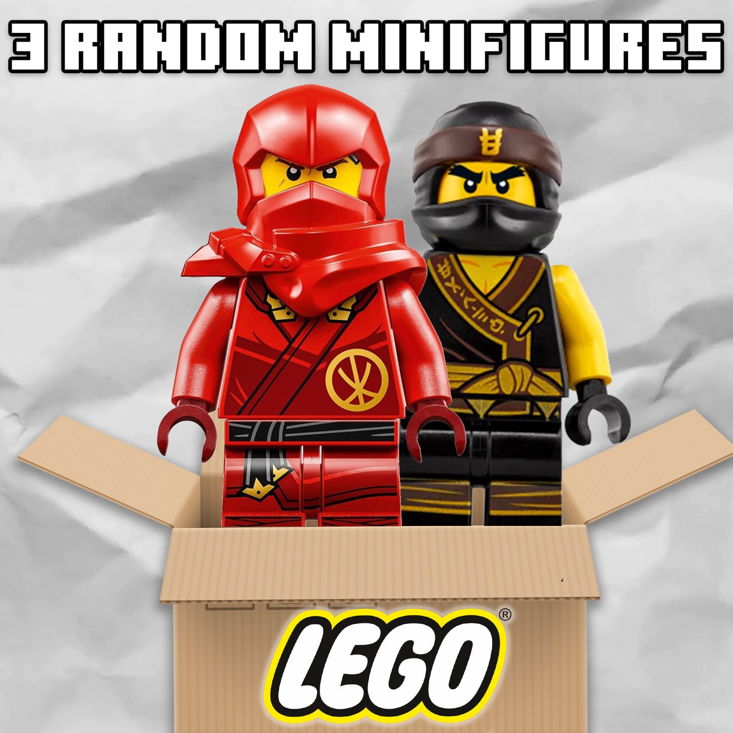 LEGO Ninjago Mystery Minifigure Blind Bag - 100% Genuine Lego (Kai, Jay, Cole)