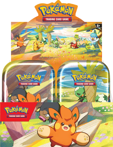 Pokemon Paldea Friends Mini Tin Display