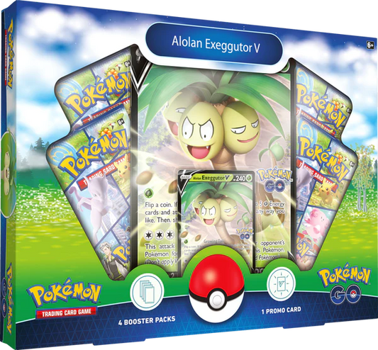 Pokemon Go: Alolan Exeggutor V Box - Premier Trading Cards