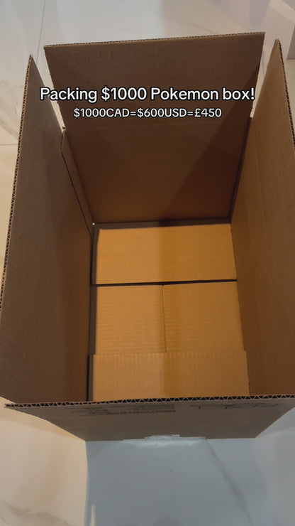 The Pokemon Card $1000 Box! - Assorted Pokémon Trading Cards