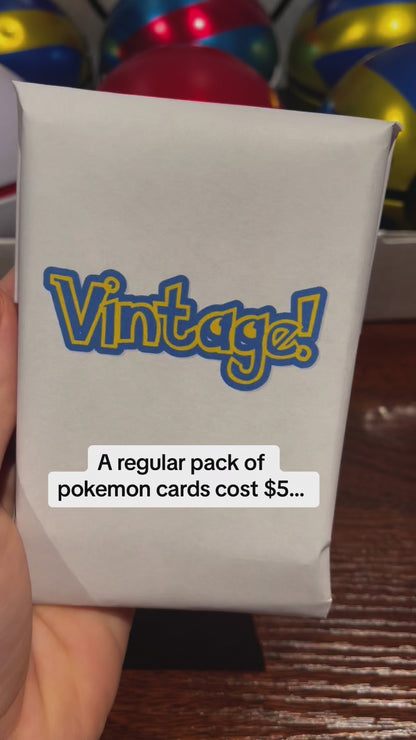 Pokemon VINTAGE Box - Assorted Lot (Rare & Sealed TCG Cards)