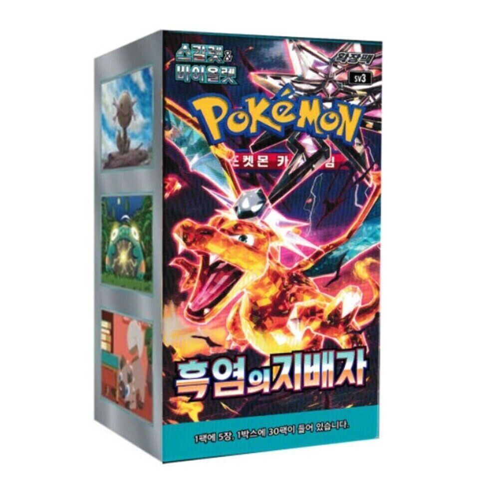 Pokémon Card RULER OF THE BLACK FLAME BOOSTER BOX (Korean Version)