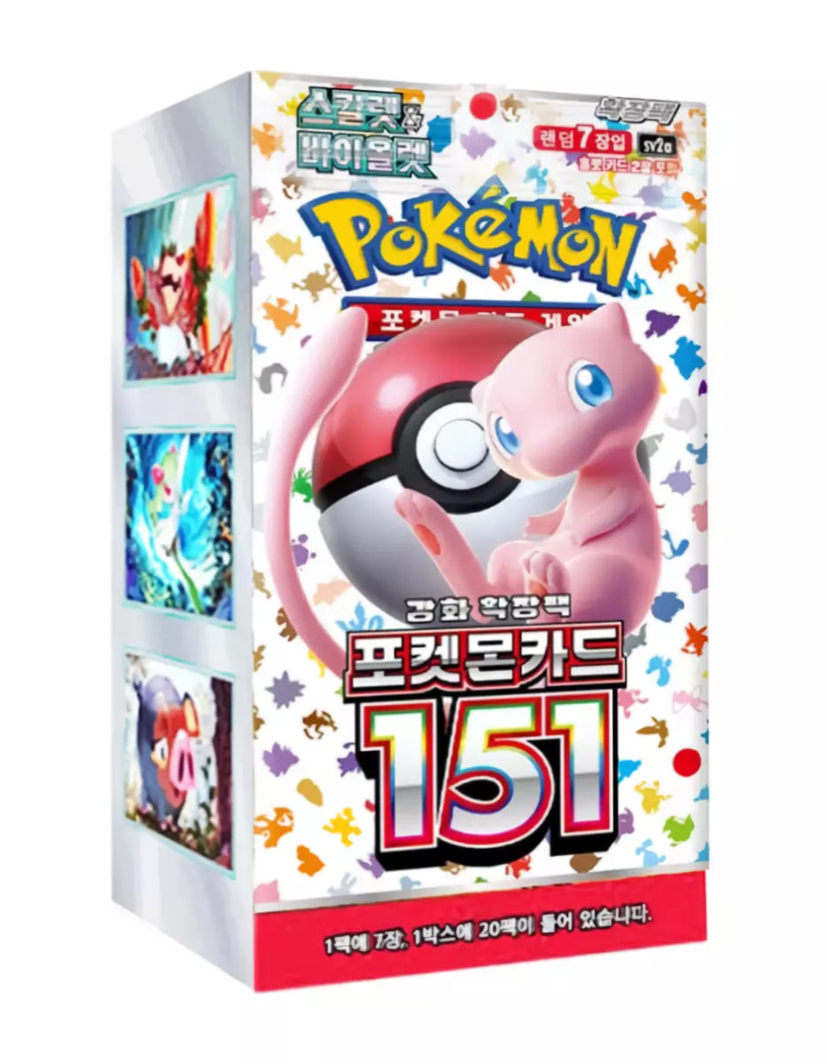 Pokémon Card Scarlet & Violet 151 Booster Box (Korean Version) - Premier Trading Cards