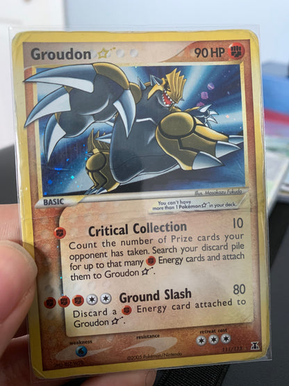 Groudon Gold Star - 111/113 - Ultra Rare - Premier Trading Cards