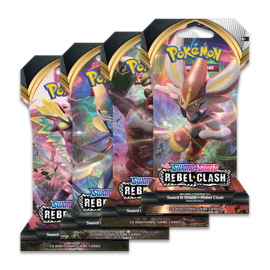 Sword & Shield Rebel Clash - Pokémon Booster Pack - Premier Trading Cards