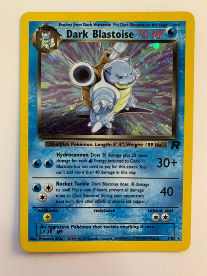 Dark Blastoise - 3/82 - Holo Unlimited - Premier Trading Cards